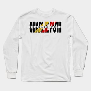 vintage typo Charlie Puth Long Sleeve T-Shirt